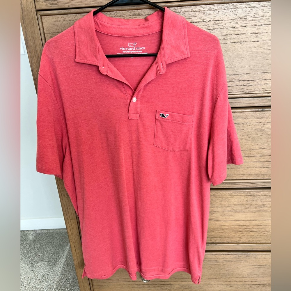 Vineyard Vines Classic Red Polo Shirt